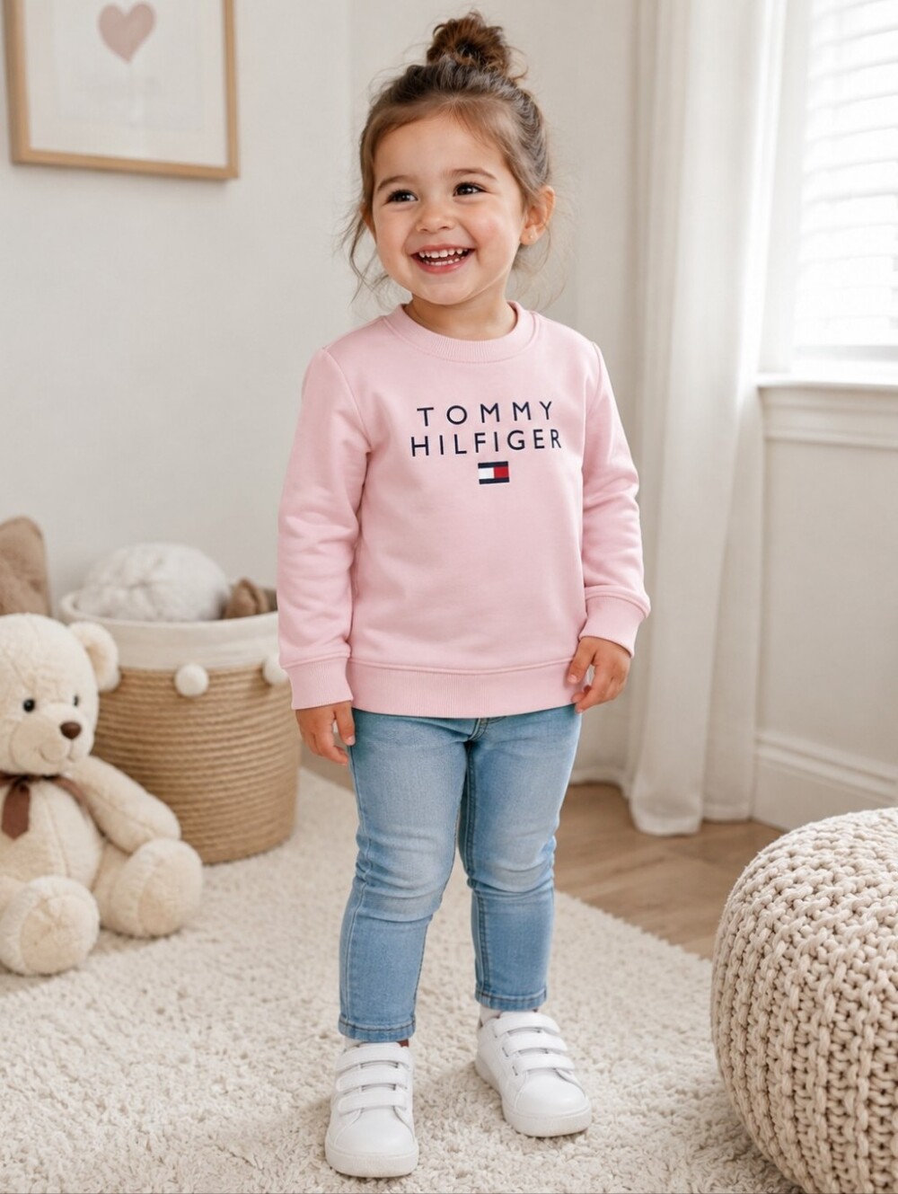 Tommy Hilfiger Kids Pink Sweatshirt NWT | 2-3Y